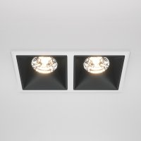 led lunichka dvojna 30W 3000k alfa led Art.No.DL043-02-15W3K-SQ-WB