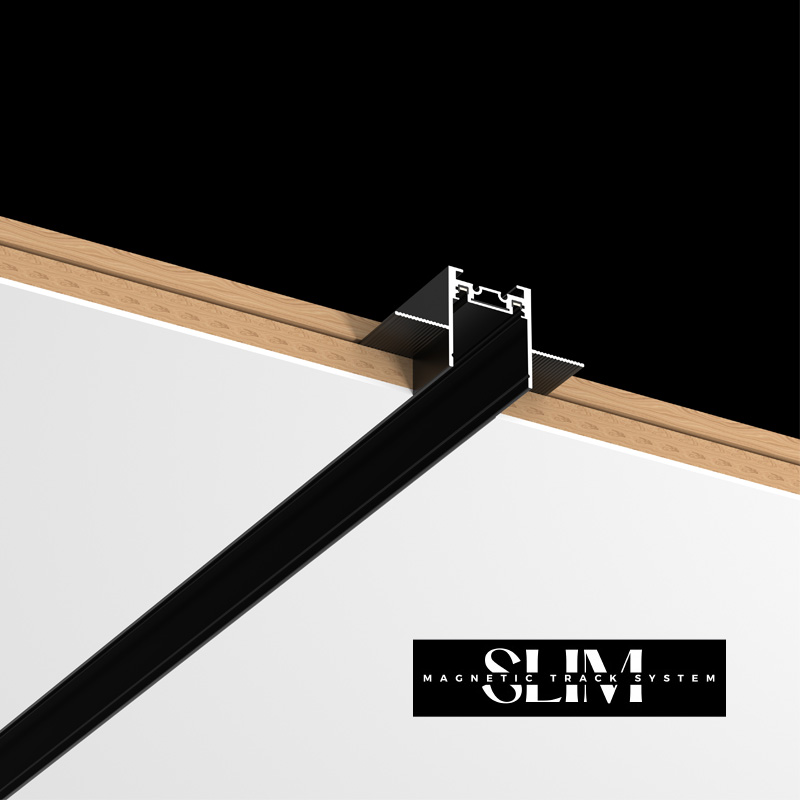 magnitno relsovo osvetlenie za vgrajdane 3 metra 48v slim