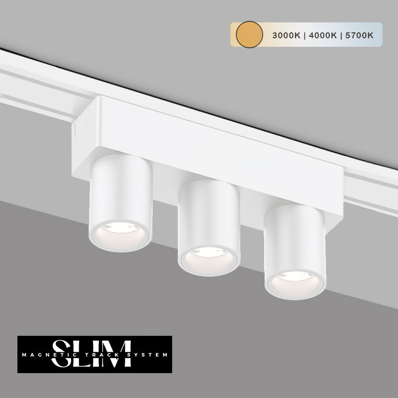 magniten osvetitel 6W cct 48v triple doWnlight slim