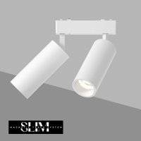 magniten osvetitel double spot 48v 18W cct Art.No.SL.MT2x9W-44T-CCT-WH