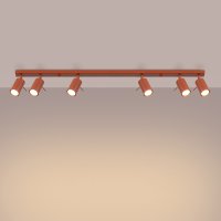 linejna spot lampa ring 6l chervena ohra Art.No.SL.1511