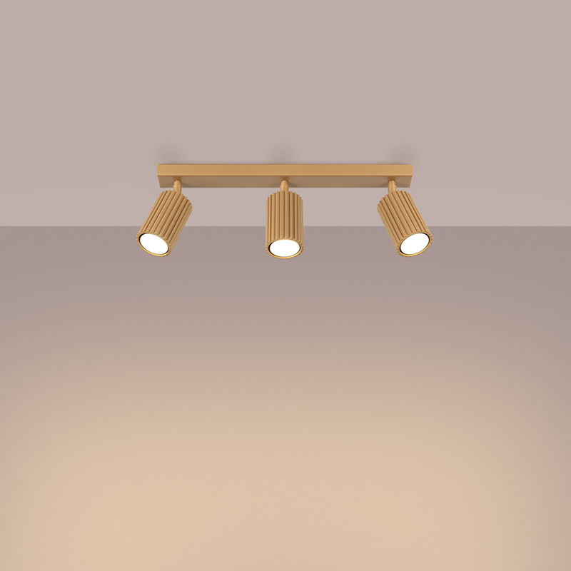 spot lampa karbon 3l zlaten