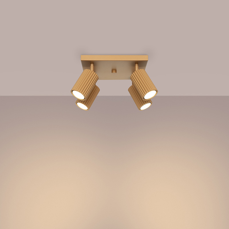 spot lampa karbon 4 zlaten