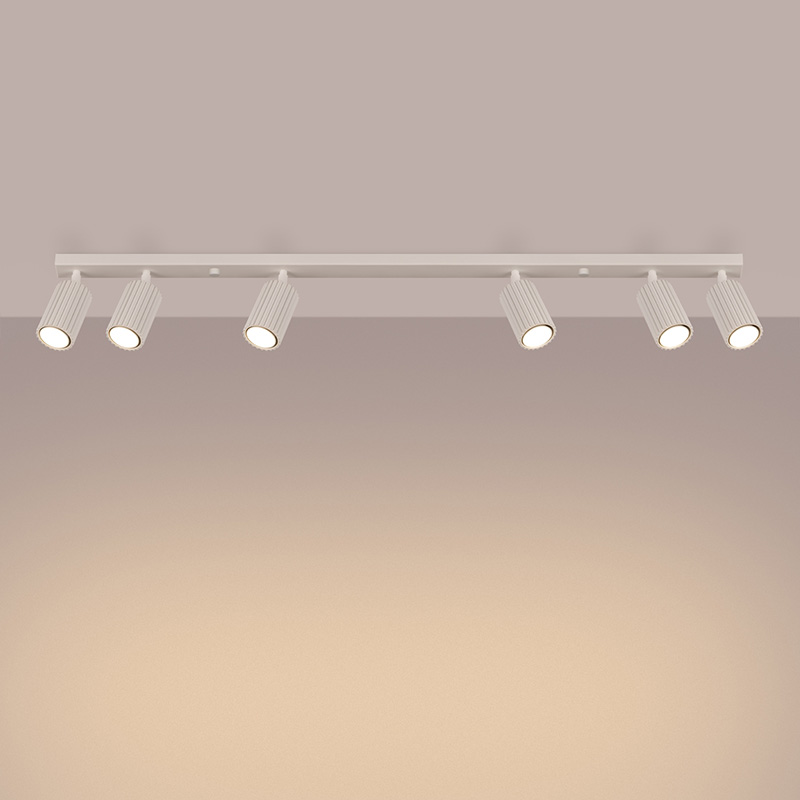 linejna spot lampa karbon 6l bejov