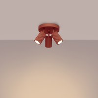 spot lampa karbon 3p chervena ohra Art.No.SL.1639