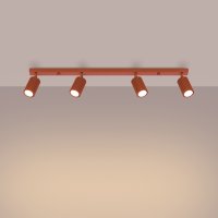 spot lampa karbon 4l chervena ohra Art.No.SL.1641