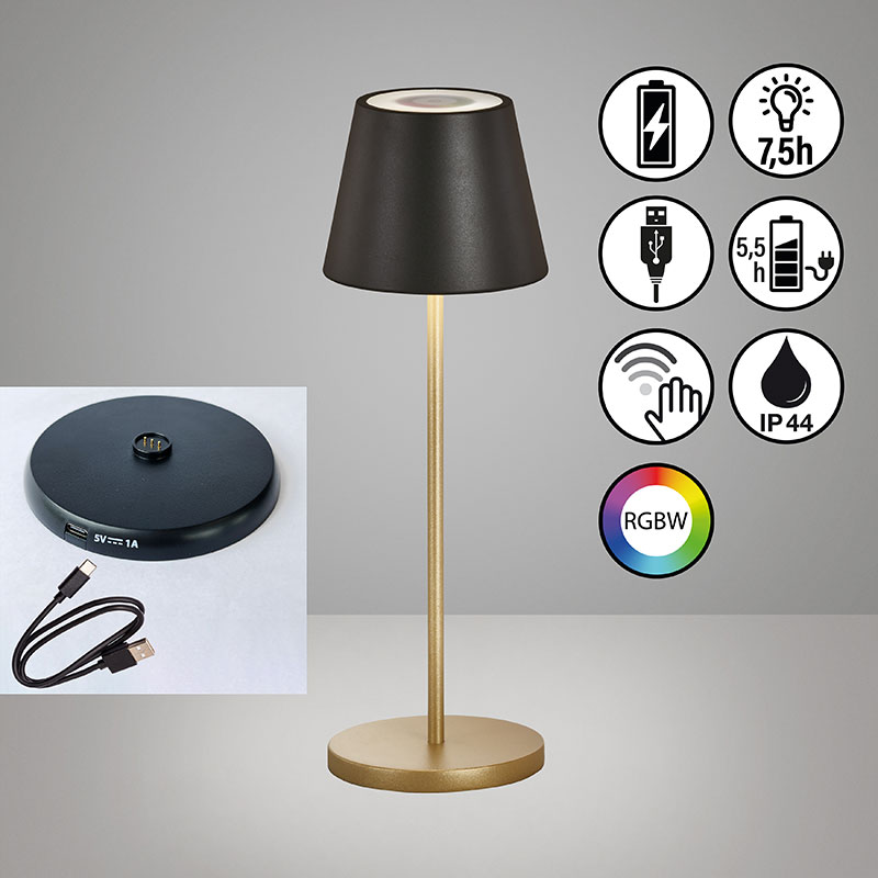 nastolna lampa za gradina s bateriq ip44 cosenza 2.0