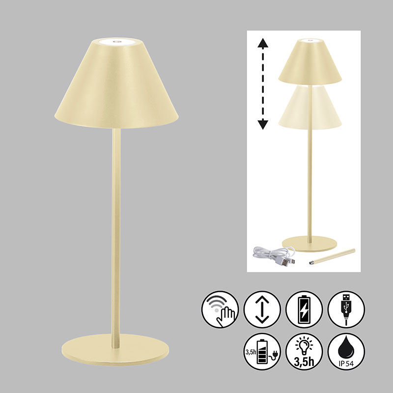 nastolna lampa za gradina ip54 kano