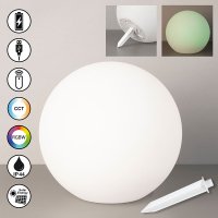 Соларна лампа за градина сфера IP44 Dabus