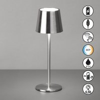 CCT настолна лампа за градина с батерия IP54 Roxi