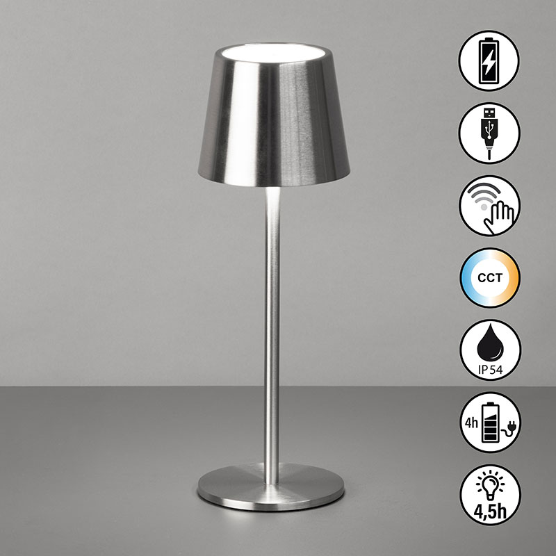 cct nastolna lampa za gradina s bateriq ip54 roxi