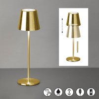 Настолна лампа за градина с батерия IP54 Viletto