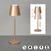 Настолна лампа за градина с батерия IP54 Viletto