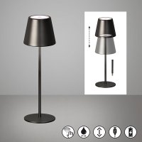 Настолна лампа за градина с батерия IP54 Viletto