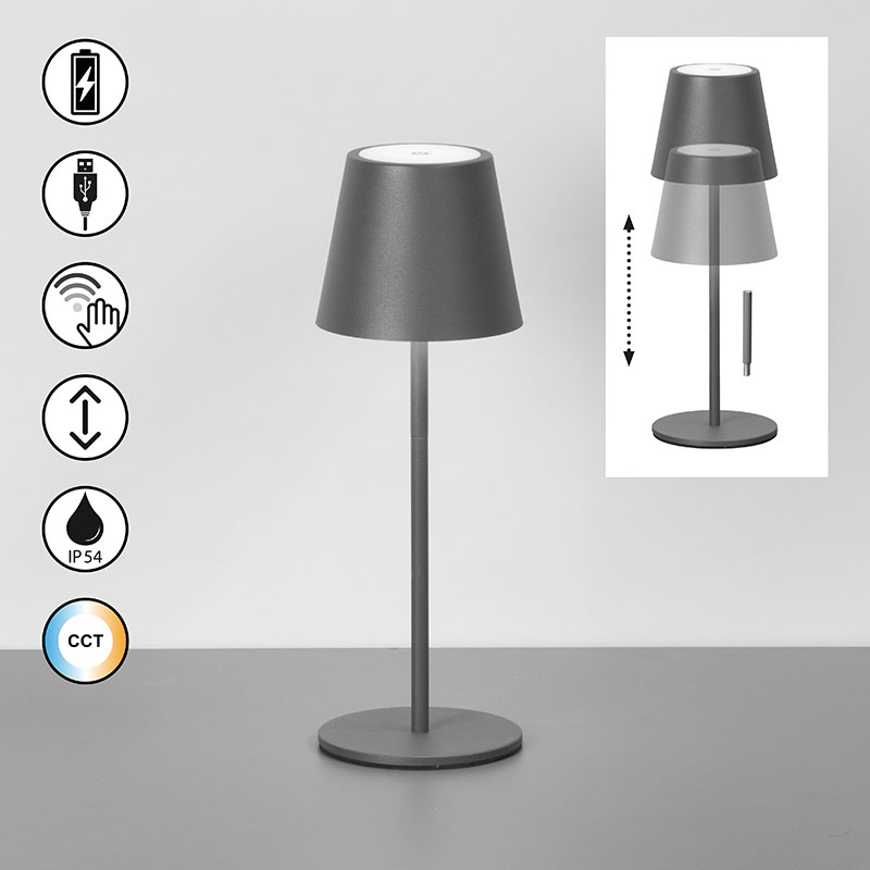 cct nastolna lampa za gradina ip54 basena