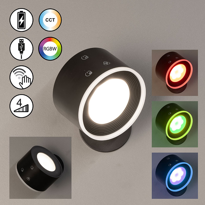 led mobilna lampa za stena magnetic