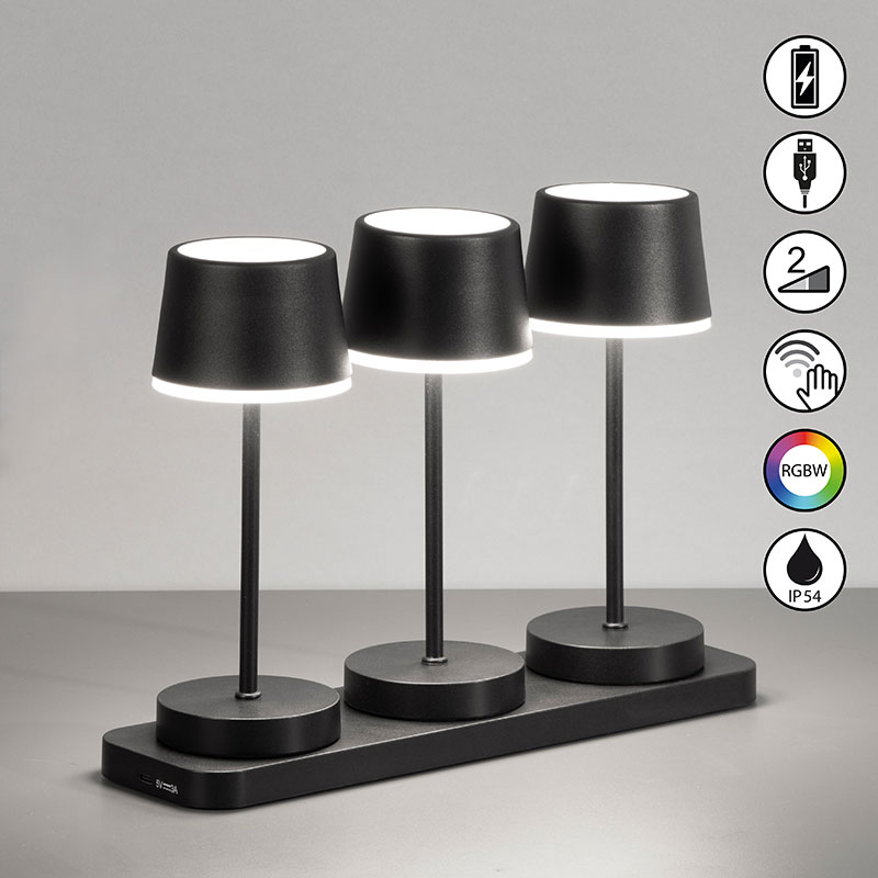 rgb komplekt nastolni lampi gardo