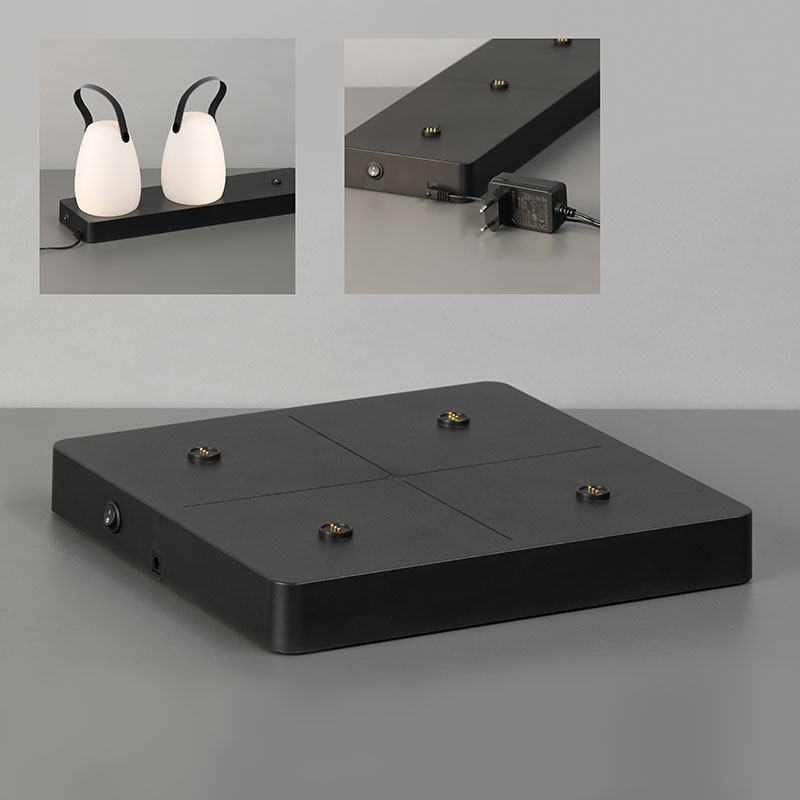 postavka zarqdno za nastolni lampi s baterii super charge