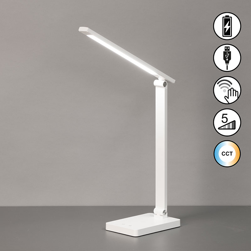 led nastolna lampa s bateriq i senzor ole 