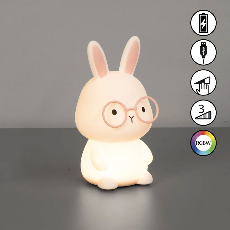 rgb detska silikonova noshtna lampa josie