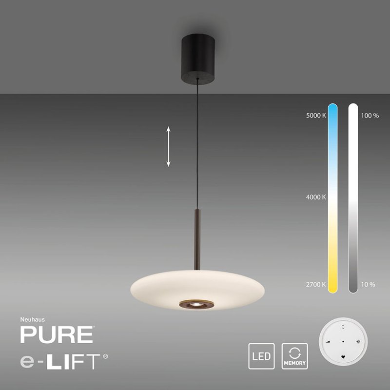 led polilej s distantsionno pure e vitrum