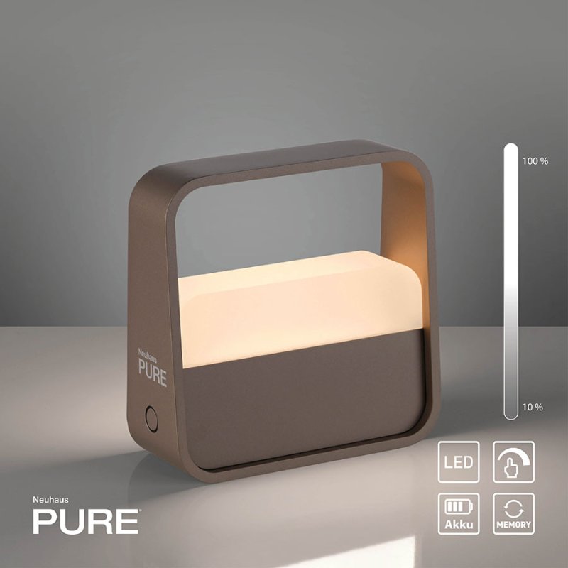 led nastolna lampa prenosima pure go