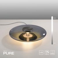 led nastolna lampa pure vitrum Art.No.4080-15