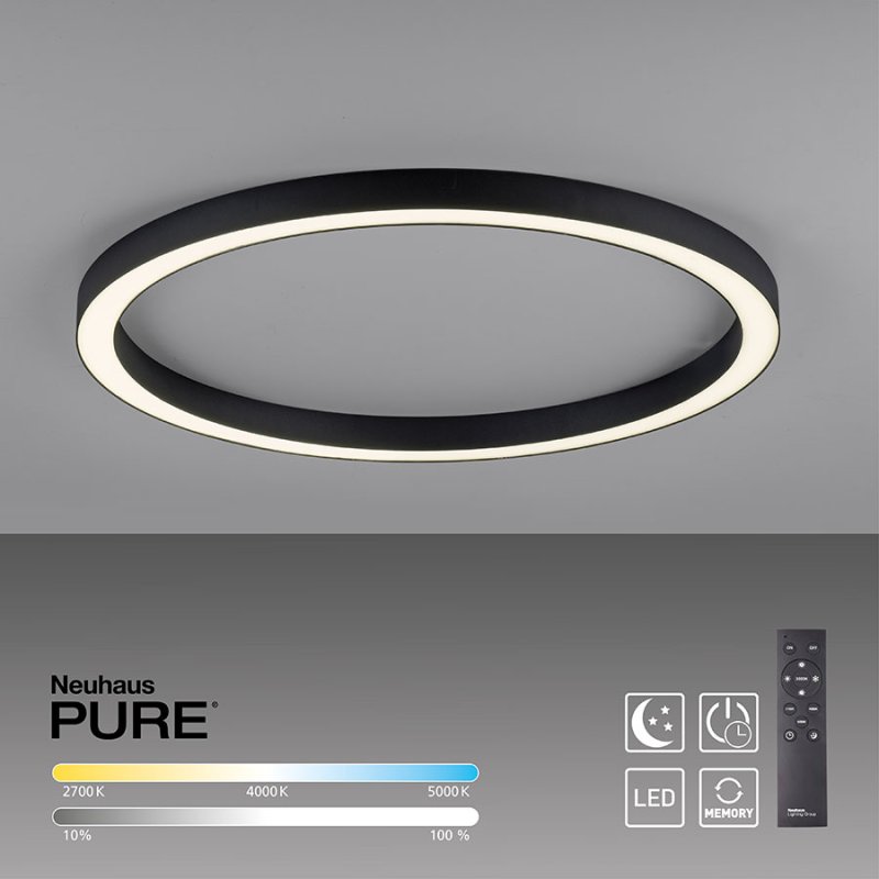 led plafon s distantsionno pure lines round