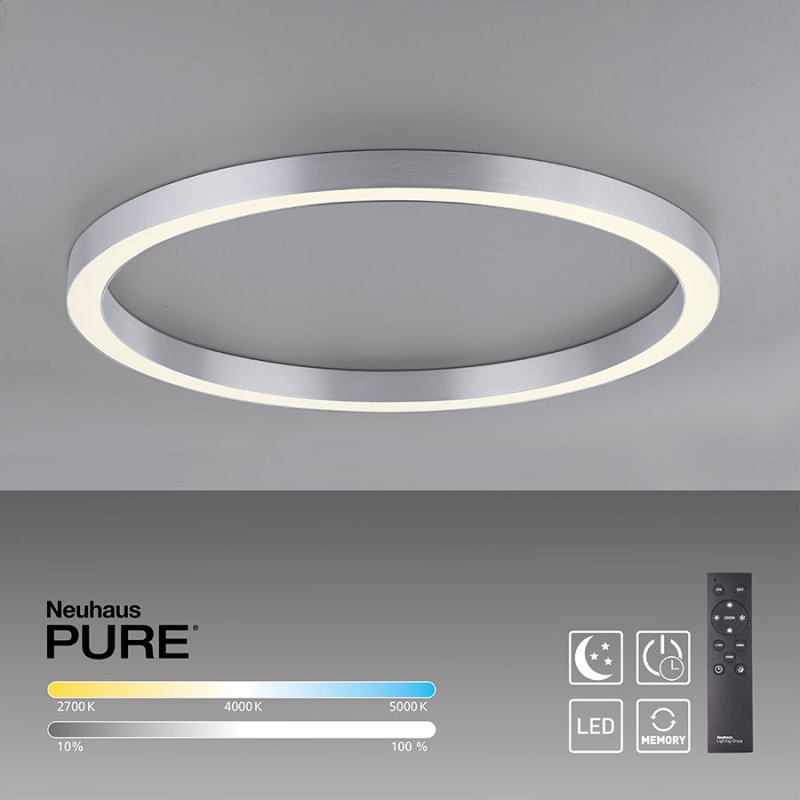 led plafon s distantsionno pure lines round