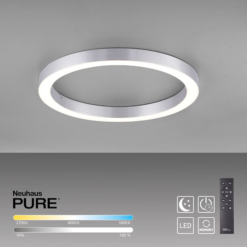 led plafon s distantsionno pure lines round