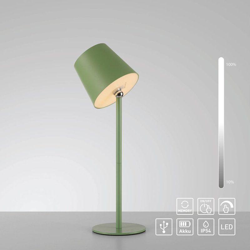 led nastolna lampa za gradina boteria