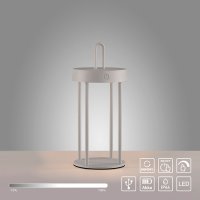 LED Настолна лампа IP44 ANSELM