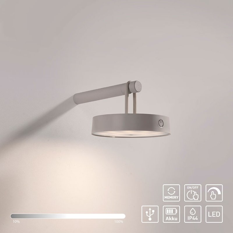 led prenosima lampa za gradina arma