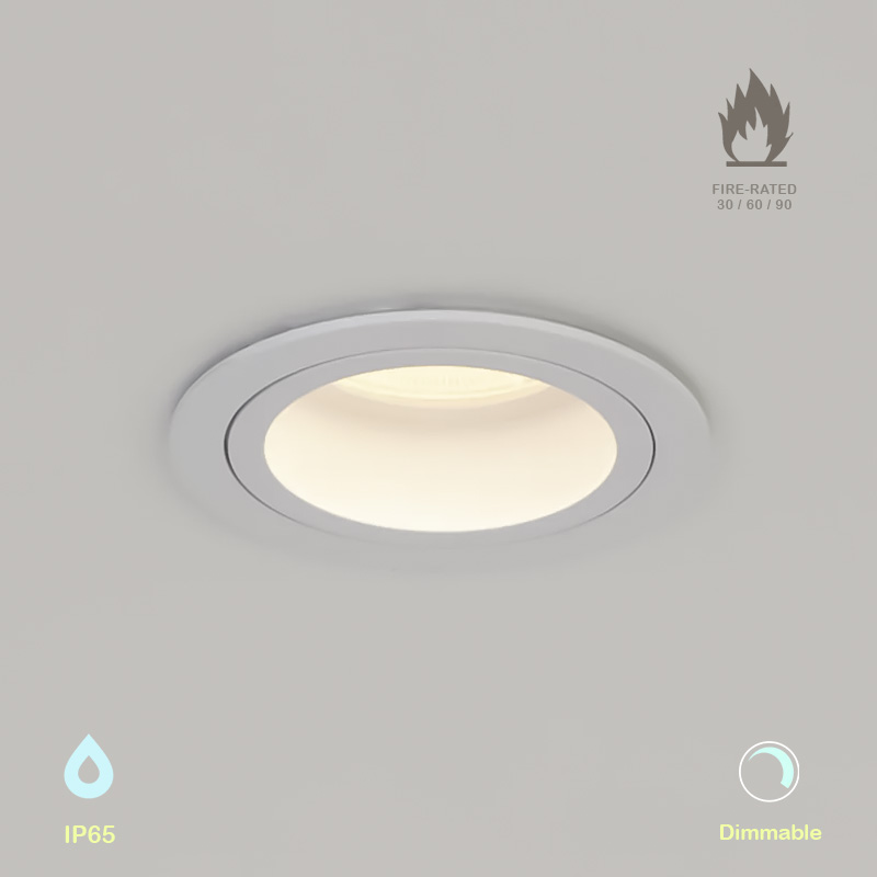 luna za vgrajdane ip65 pojaroustojchiva zelda round ip65 fr