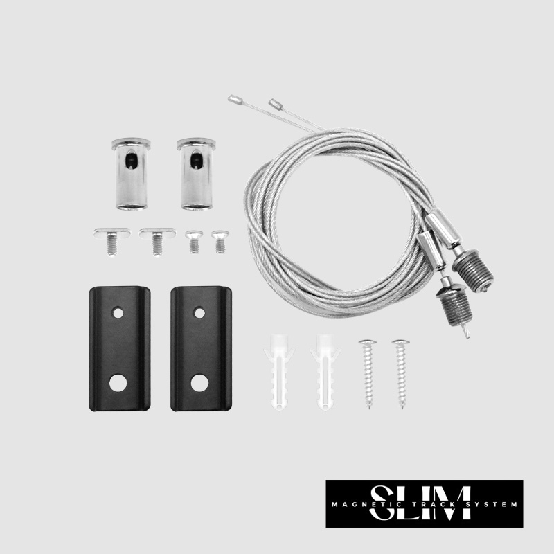 komplekt za visqsht montaj za magnitno osvetlenie slim
