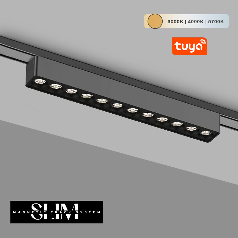 magniten osvetitel 12W cct 48v slim grille