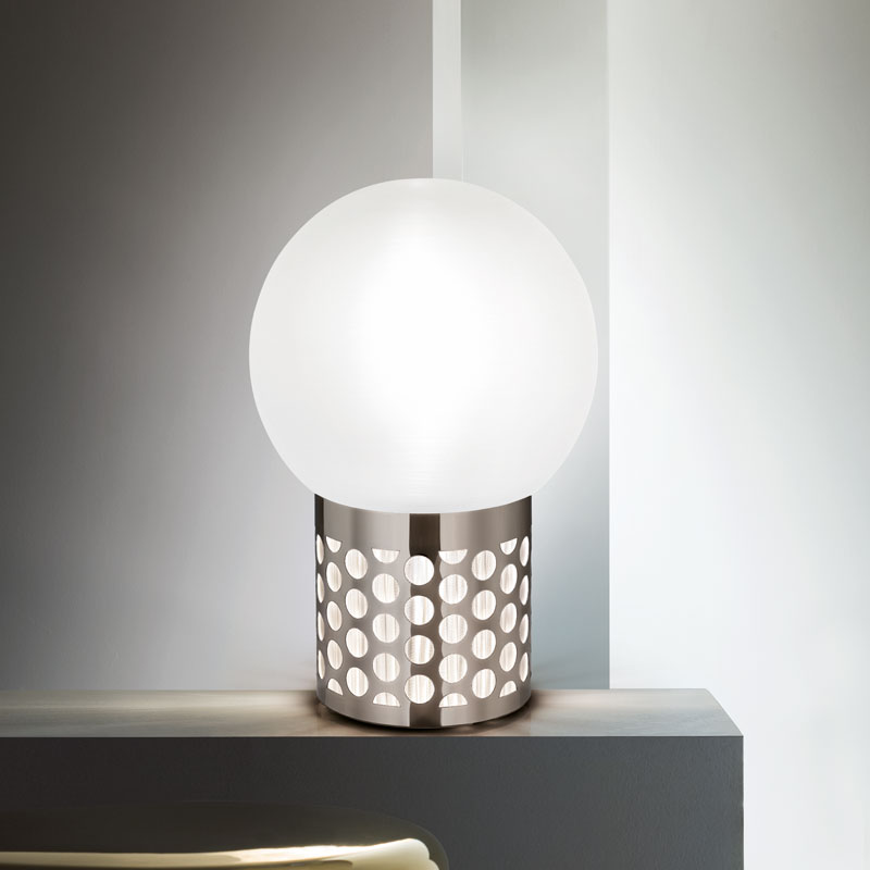 dizajnerska nastolna lampa e27 atmosfera