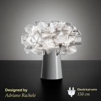 dizajnerska nastolna lampa e14 clizia fume Art.No.CLITS00FUM00000000EU