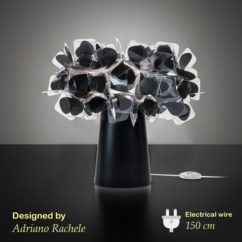 dizajnerska nastolna lampa e14 clizia s