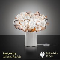 dizajnerska nastolna lampa e14 clizia s Art.No.CLITS00ORG00000WHBEU