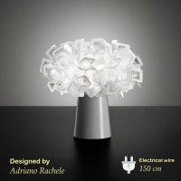 dizajnerska nastolna lampa e14 clizia s Art.No.CLITS00WHT00000000EU