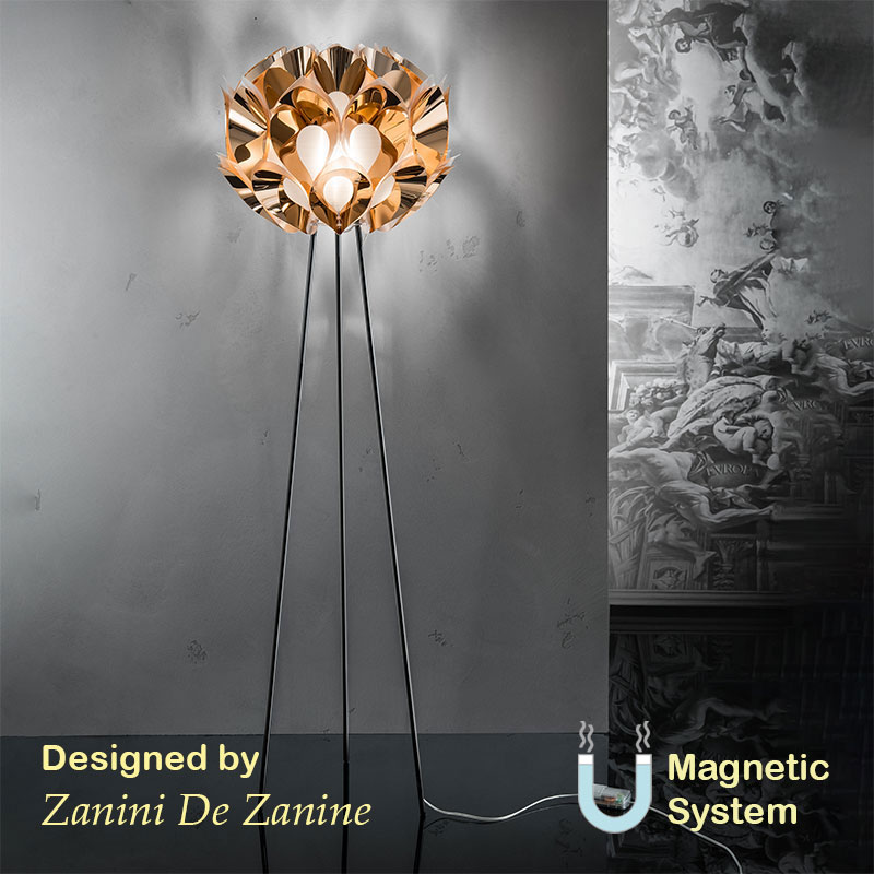 dizajnerski lampion e27 flora