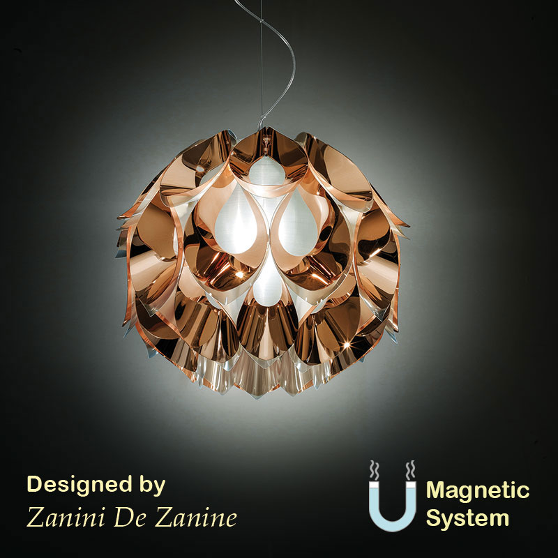 dizajnerski polilej e27 flora