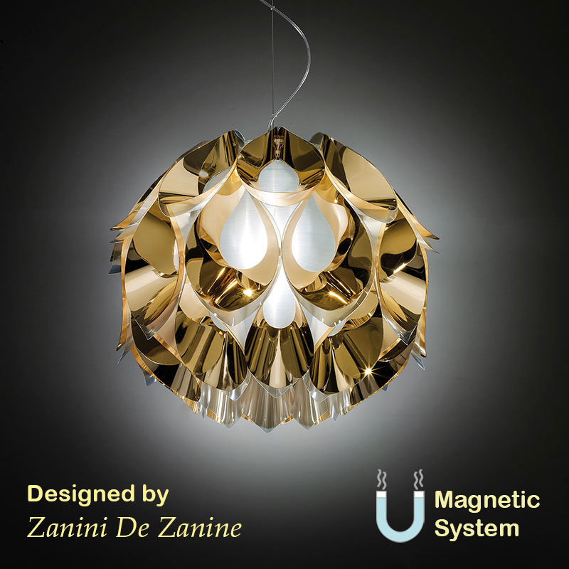 dizajnerski polilej e27 flora