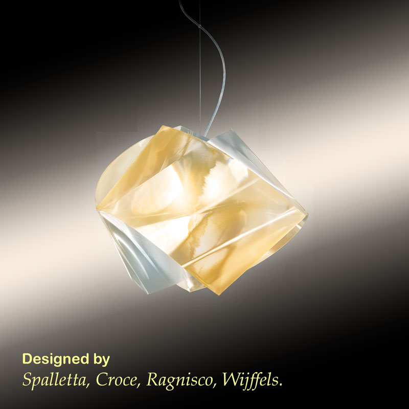 dizajnerski polilej e27 gemmy prisma gold