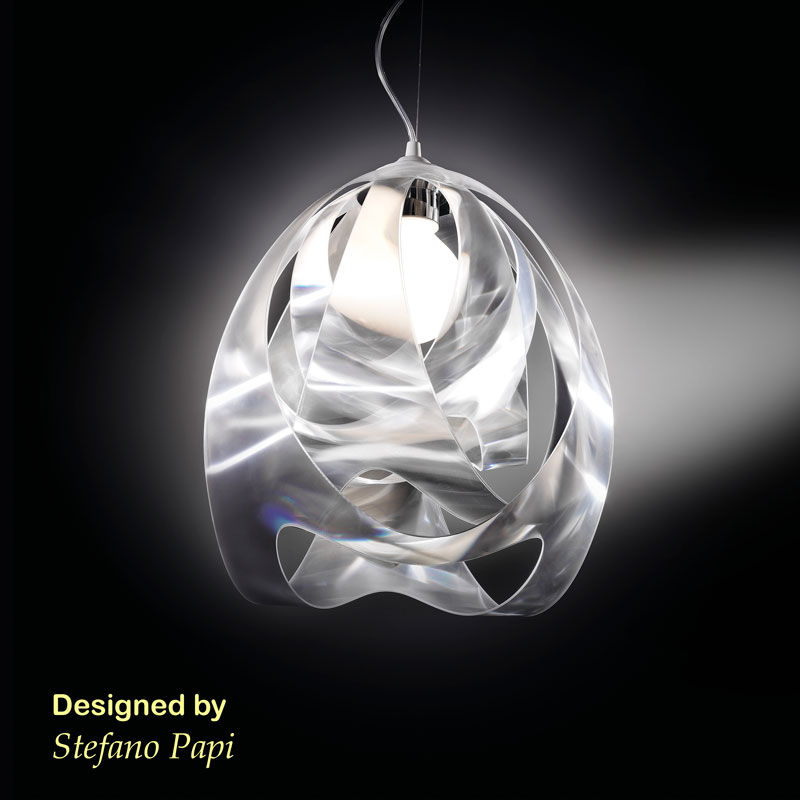 dizajnerski polilej e27 goccia prisma