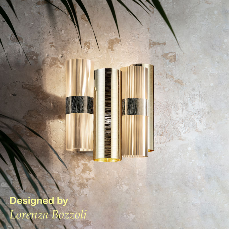 dizajnerski aplik e14 la lollo gold