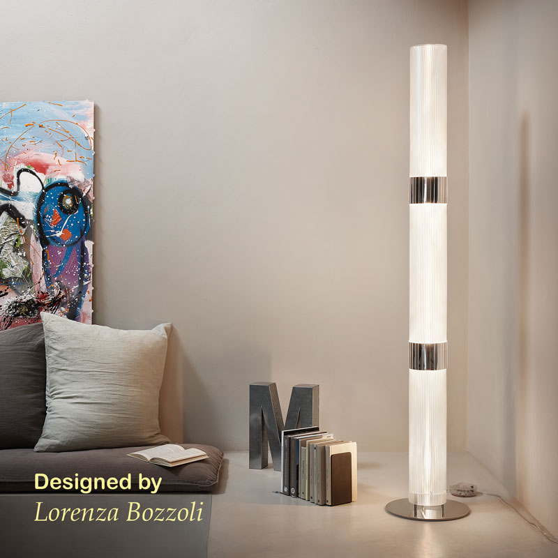 dizajnerski lampion e27 la lollo prisma gold