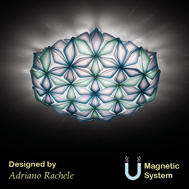 dizajnerski plafon e27 la vie l blue