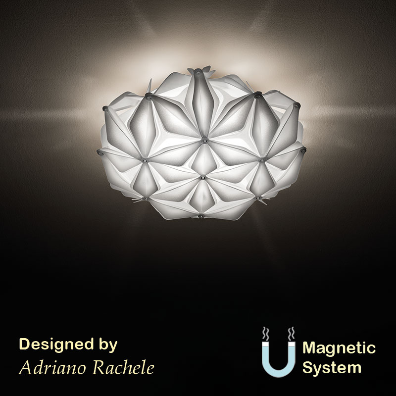 dizajnerski plafon e14 la vie s White